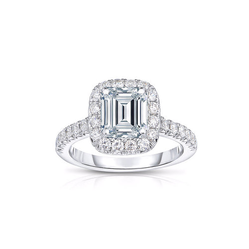 Diamond Engagement Ring Mounting, .50 Carat, 14K White Gold