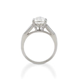 Pre-Owned Pear Shape Diamond Engagement Ring, Platinum