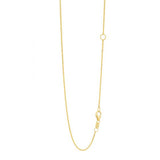Diamond Cut Cable Chain, 18 Inches, 14K Yellow Gold