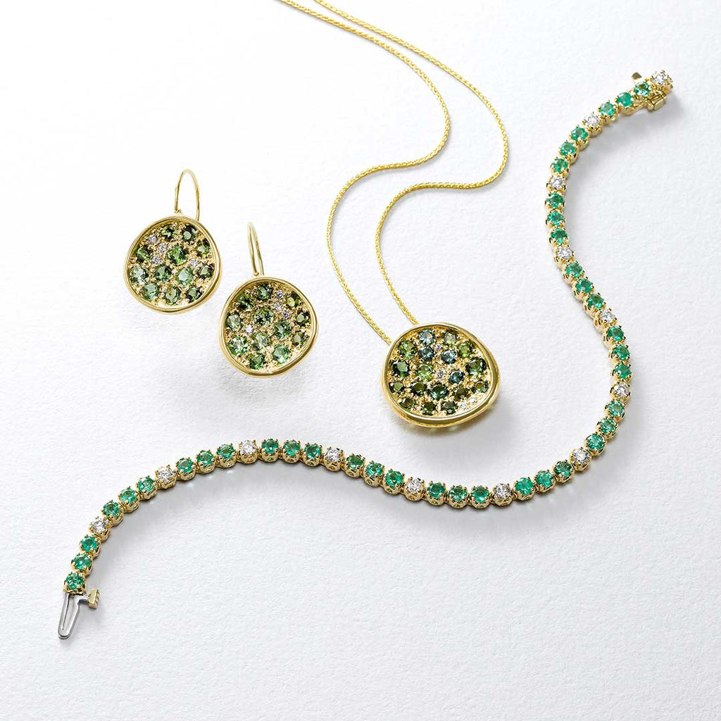 Green Gestone Jewelry