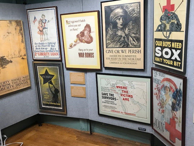WWI poster exhibit