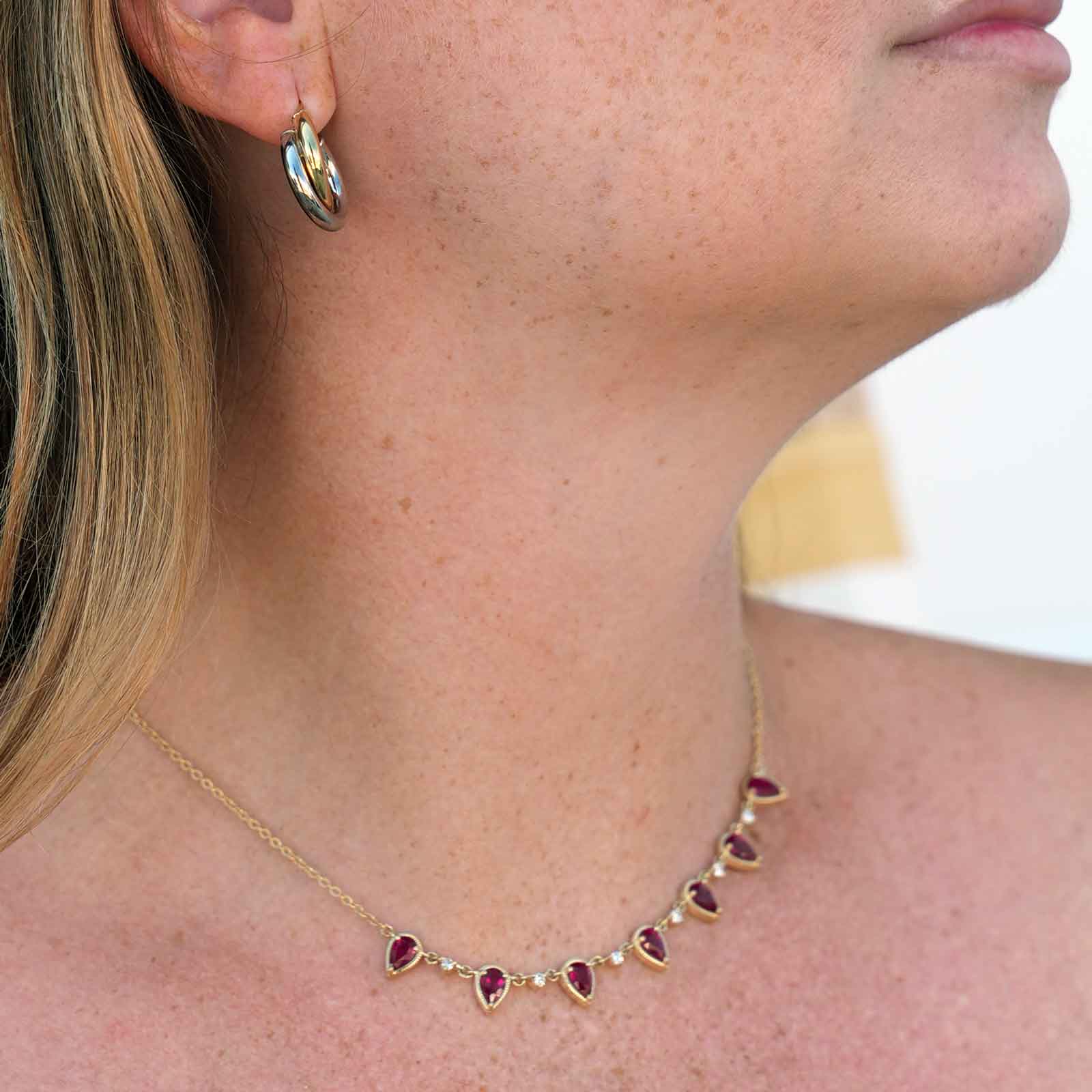 Dappled Light Diamond Necklace – STONE AND STRAND