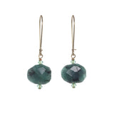 Emerald Drop Earring by Margo Morrison