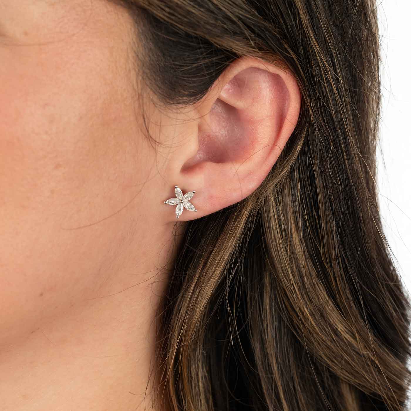 Beautiful Platinum Earrings With Diamonds for Women JL PT E N-13 - Etsy