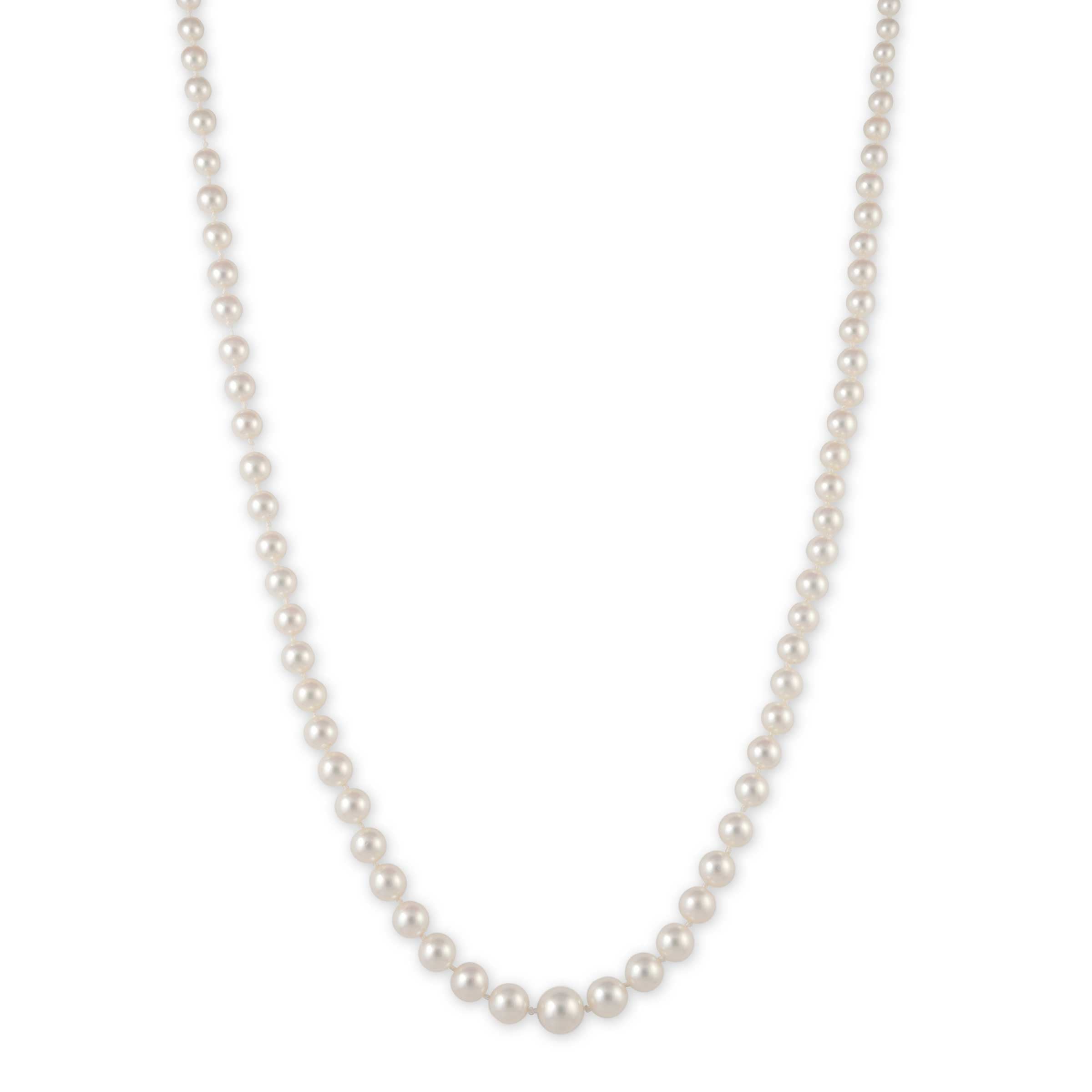 Zales Cultured Freshwater Pearl Outline Heart Necklace in 14K Gold |  Hamilton Place