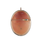 Pre-Owned Cameo Pin/Pendant, 18K Yellow Gold