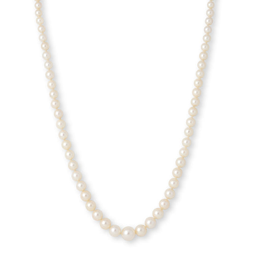 Pre-Owned Graduated Cultured Pearl Necklace, 18 Inches