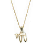Chai Pendant for Teen, 14K Yellow Gold