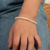 Child's Freshwater 5.50-Inch Pearl Bracelet, Sterling Silver