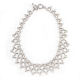 Bold Cultured Pearl 'Bib' Necklace, Sterling Silver