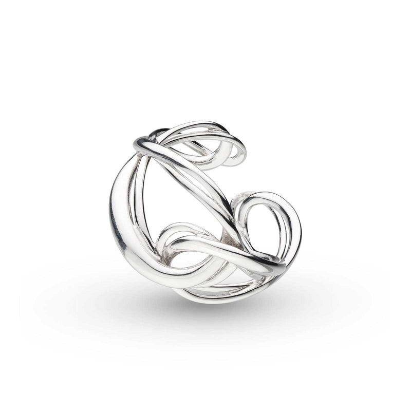 Open Twist Design Ring, Sterling Silver