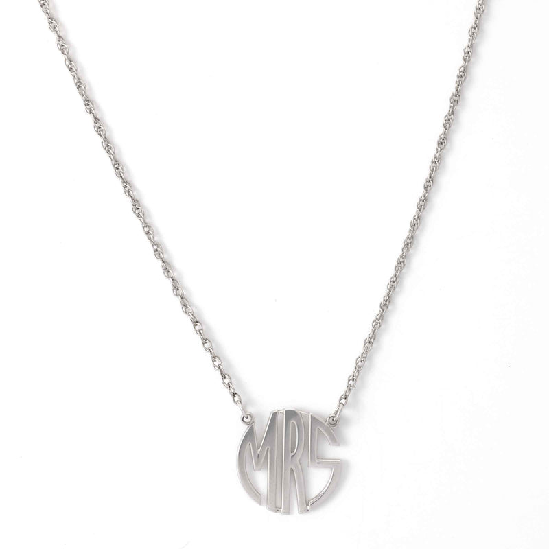 Pre-Owned 'MRS' Necklace, Sterling Silver
