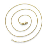 Cable Chain, 18 Inches, 18K Yellow Gold