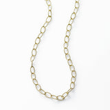 Textured Link Chain, 14K Yellow Gold