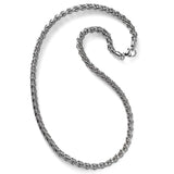 Three-Dimensional Chain, 22 Inches, Sterling Silver