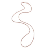 Round Wheat Chain, 20 Inches, 14K Rose Gold