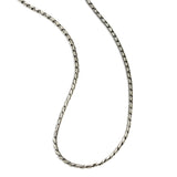 Flat Foxtail Chain, 18 Inches, Sterling Silver