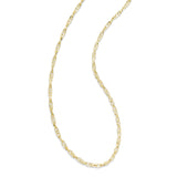 Open Link Chain, 24 Inches, 14K Yellow Gold