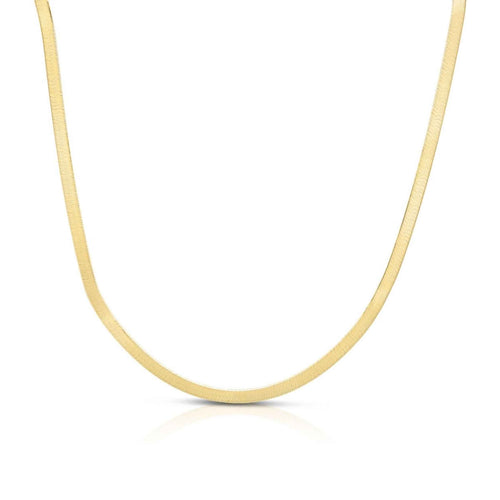 Paperclip Chain, Solid, 20 Inches, 14K Yellow Gold