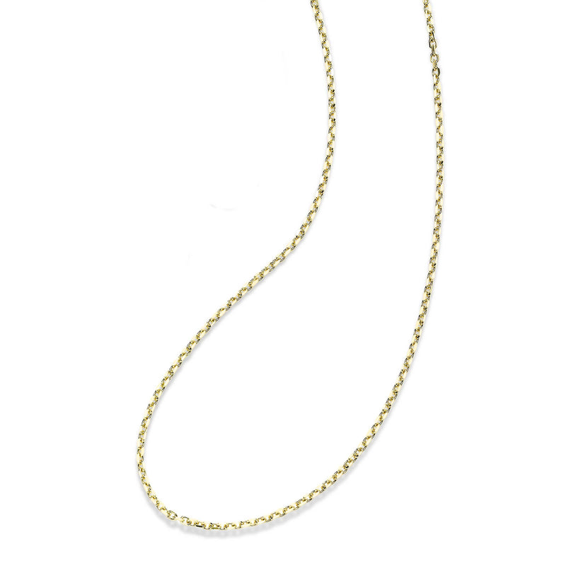 Cable Chain Necklace, 18 Inches, 14K Yellow Gold