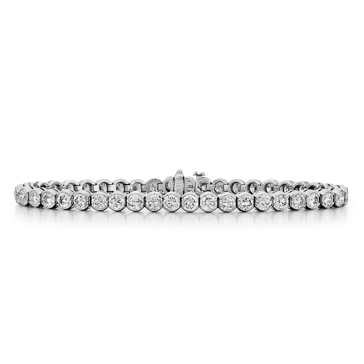 Color Merchants 14K White Gold Diamond Bracelet TB2126W | Castle Couture  Fine Jewelry | Manalapan, NJ