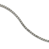Four Prong Diamond Tennis Bracelet, 3.33 Carats, 14K White Gold