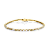 Diamond Tennis Bracelet, 1 Carat, 14K Yellow Gold