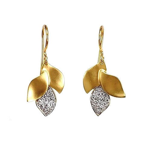 New Retro Gold Black Earrings Letter O Fashion Lady Hollow Diamond
