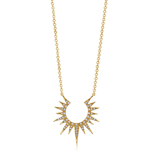 Open Heart Diamond Necklace, .25 Carat, 14K White Gold – Fortunoff