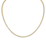 Diamond Choker Necklace, 2.35 Carats, 14K Yellow Gold