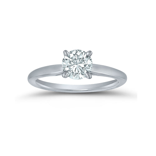 Engagement Ring Mounting, Solitaire Style, Platinum