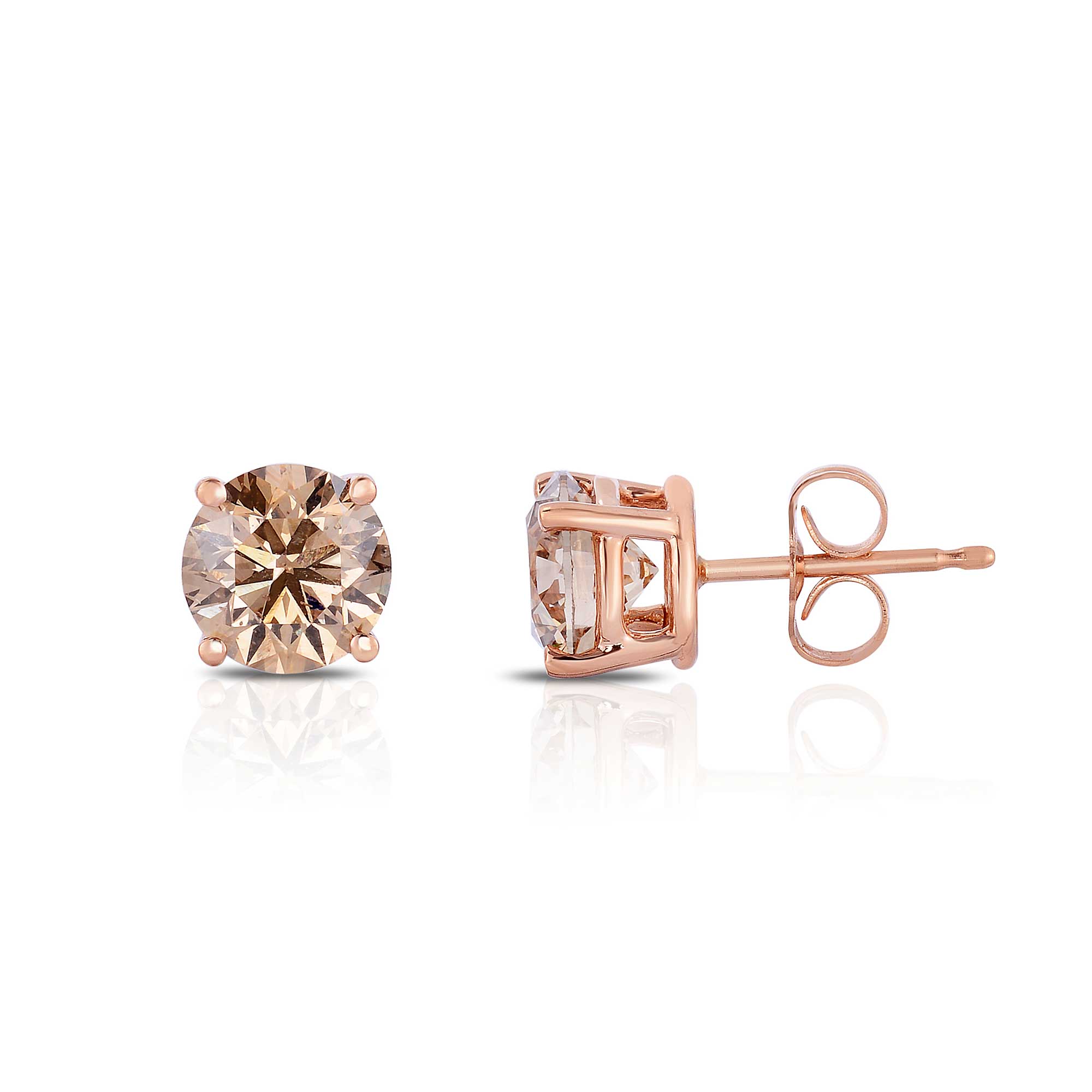 Tiffany Metro Hoop Earrings in Rose Gold with Diamonds, Medium | Tiffany &  Co.