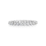 Shared Prong Diamond Eternity Band, 1.50 Carats Total, 14K White Gold