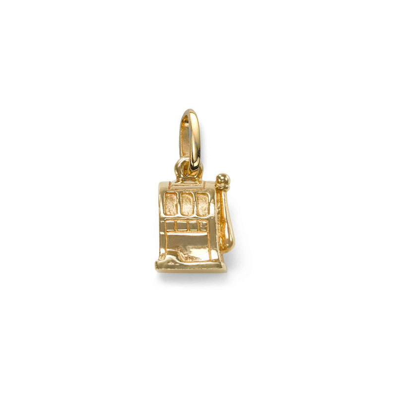 Pre-Owned One Armed Bandit Charm, 14K Yellow Gold