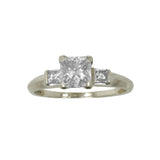Pre-Owned Three Stone Engagement Ring, 14 Karat Gold