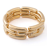 Pre-Owned Bold Link Bracelet, 18K Yellow Gold
