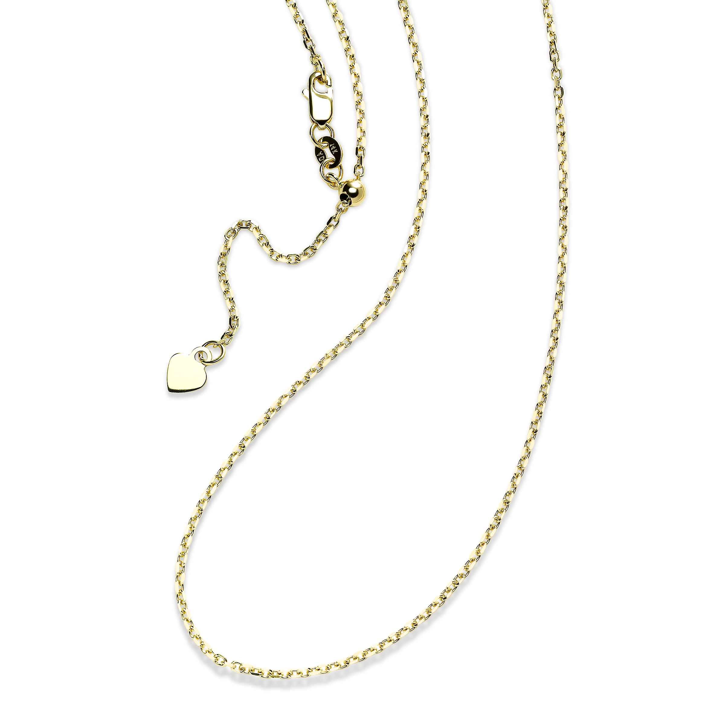 Luvbo Jewels Gallery Vintage Knot Gold Vermeil Adjustable Chain Necklace