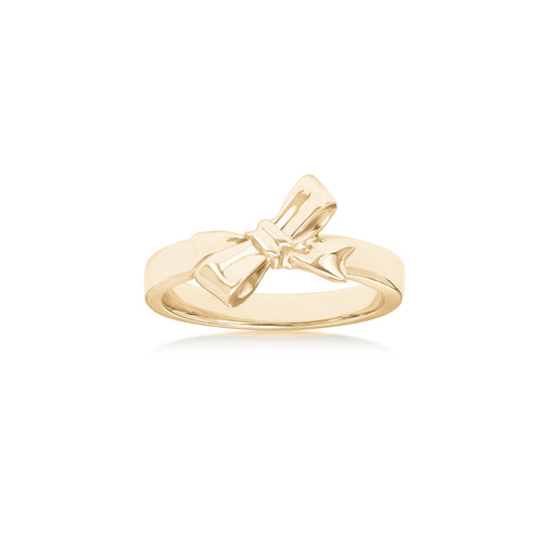 Bow Design Ring, 14K Yellow Gold