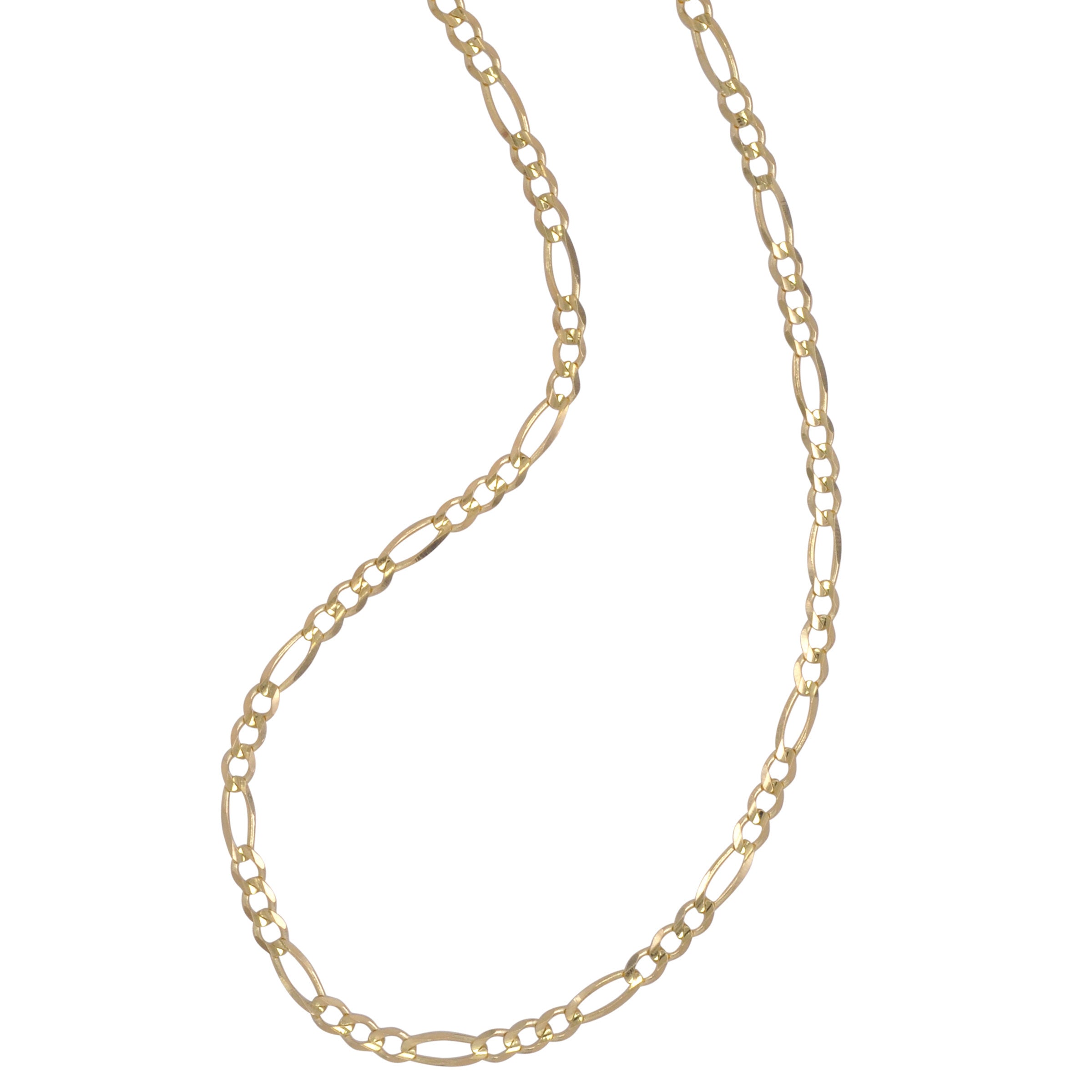 Custom Size Figaro Chain Necklace - Antique Bronze Chain