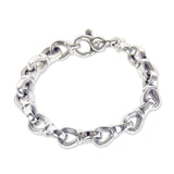 Infinity Link Bracelet, 8.50 Inches, Sterling Silver