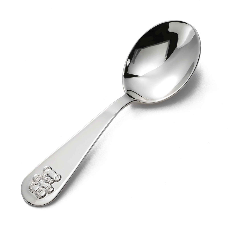 Sterling Silver Baby Spoon, 4 Inches Overall, Teddy Bear Handle – Fortunoff  Fine Jewelry