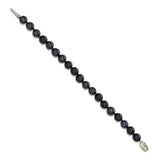 Dyed Black Cultured Freshwater Pearl Bracelet, Sterling Silver