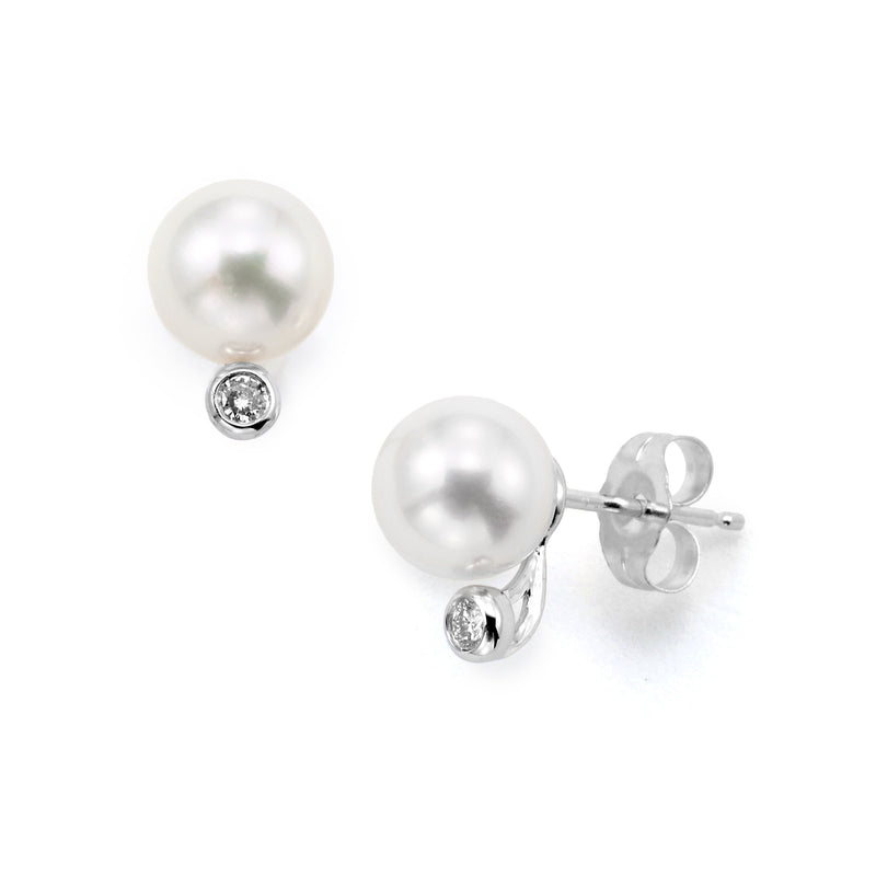 Gold Pearl & Diamante Stud Earring Pack