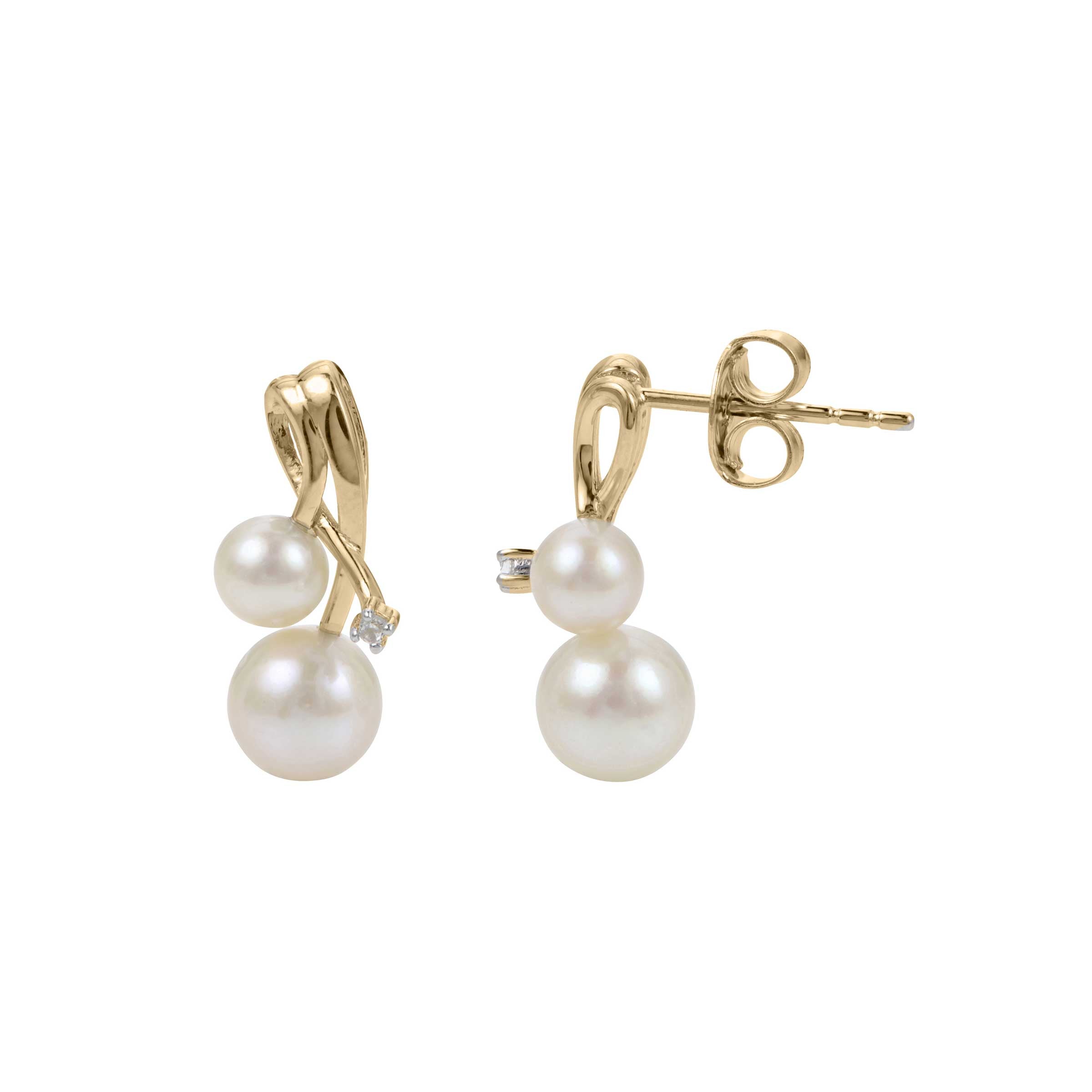 Golden Pearl Chandelier dangler antique golden earrings at ₹1200 | Azilaa