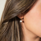 Freshwater Cultured Pearl Drop Earrings, 14K Yellow Gold
