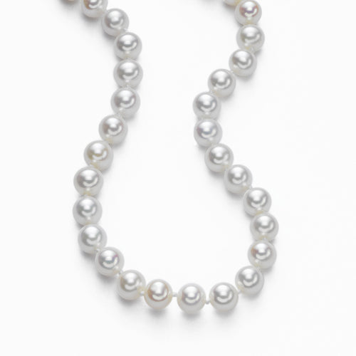 Freshwater Pearls, 7 x 6.5 MM, 16 Inches, Sterling Silver