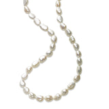 Baroque Freshwater Cultured Pearl Necklace, 53 Inches, Sterling Silver
