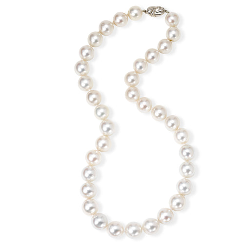 Natural Color White South Sea Cultured Pearls, 18 Inches