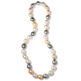 Multi-Color Tahitian South Sea Cultured Pearl 18-Inch Necklace