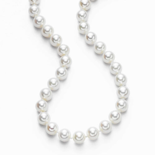 Japanese Cultured Pearl 20-Inch Necklace, 8 x 7.5 mm